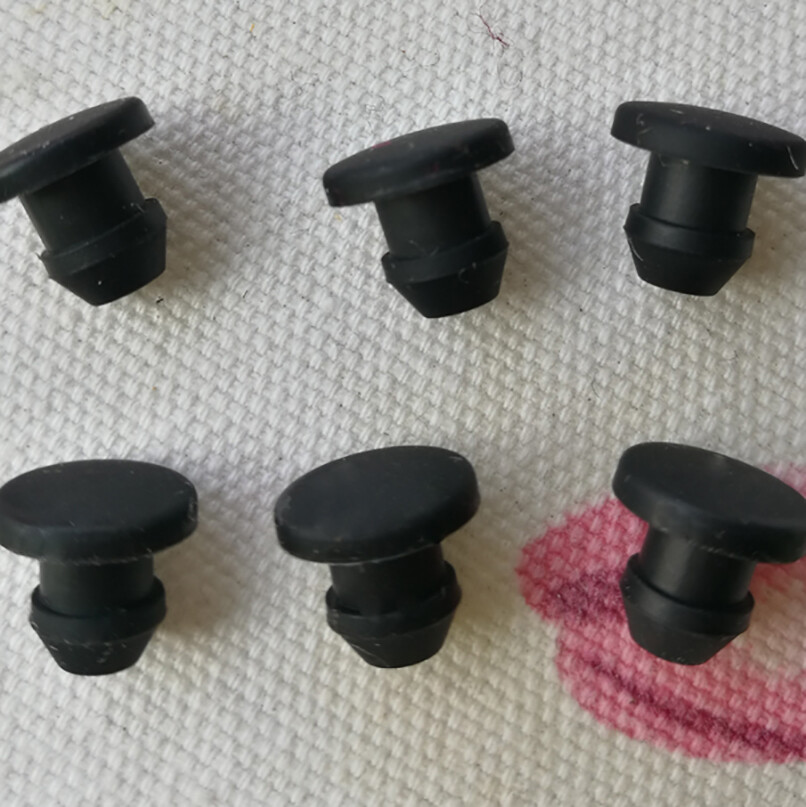 Black/Transparent Silicone Rubber Plug Stopper 2.5mm - 14mm Solid Sealing Caps