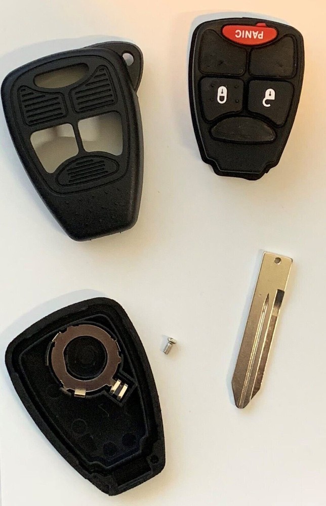 X2 Remote Head Key Shell for Dodge 3 Button Removable Blade A+ Quality