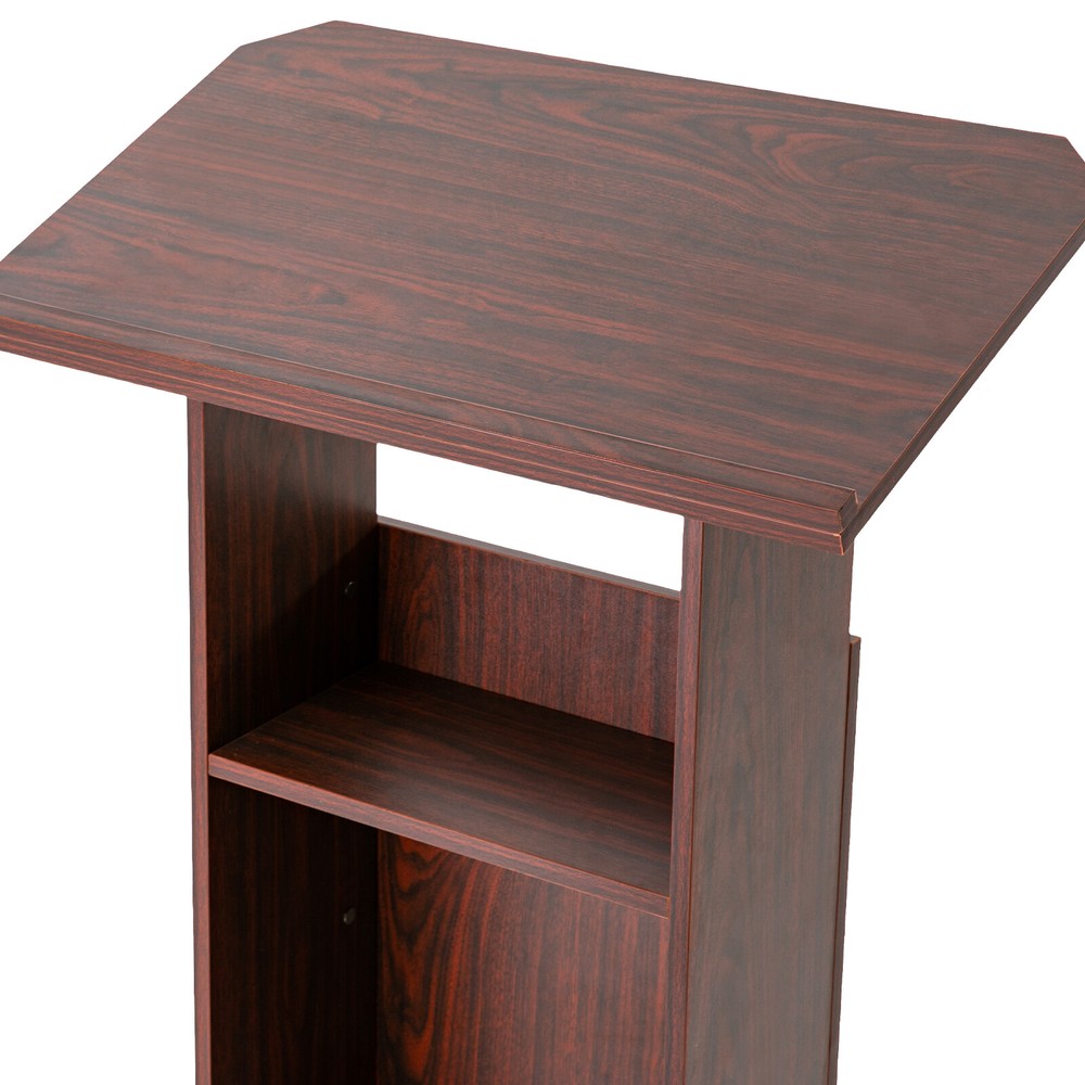 Brown Modern Presentation Standing For Classroom Conference Presentation Stand