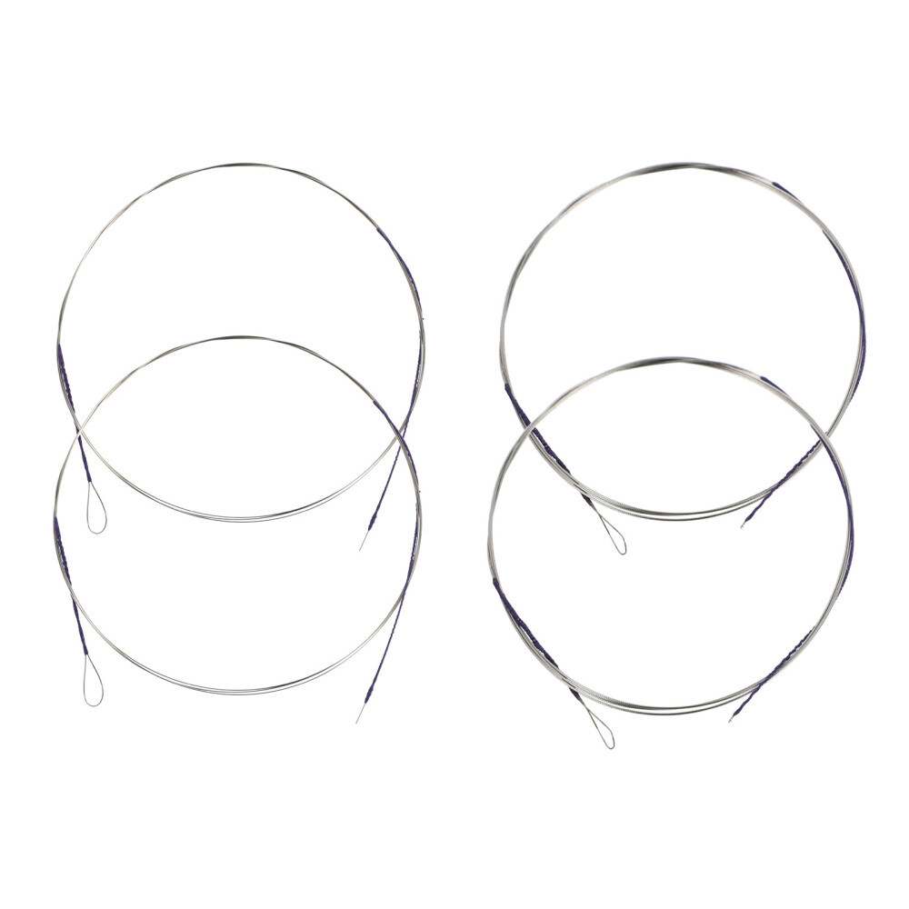 4PCS Erhu Strings Music Wire Sturdy Strings Erhu Strings (Assorted Color)