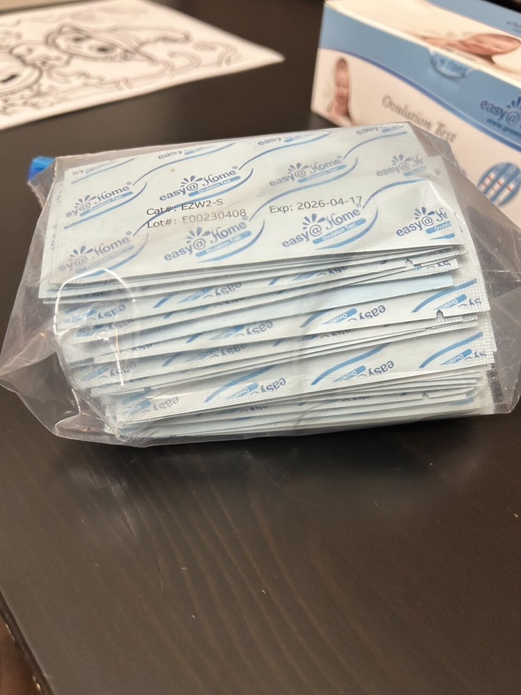 Easy@Home Ovulation Test Strips (100 tests) plus more