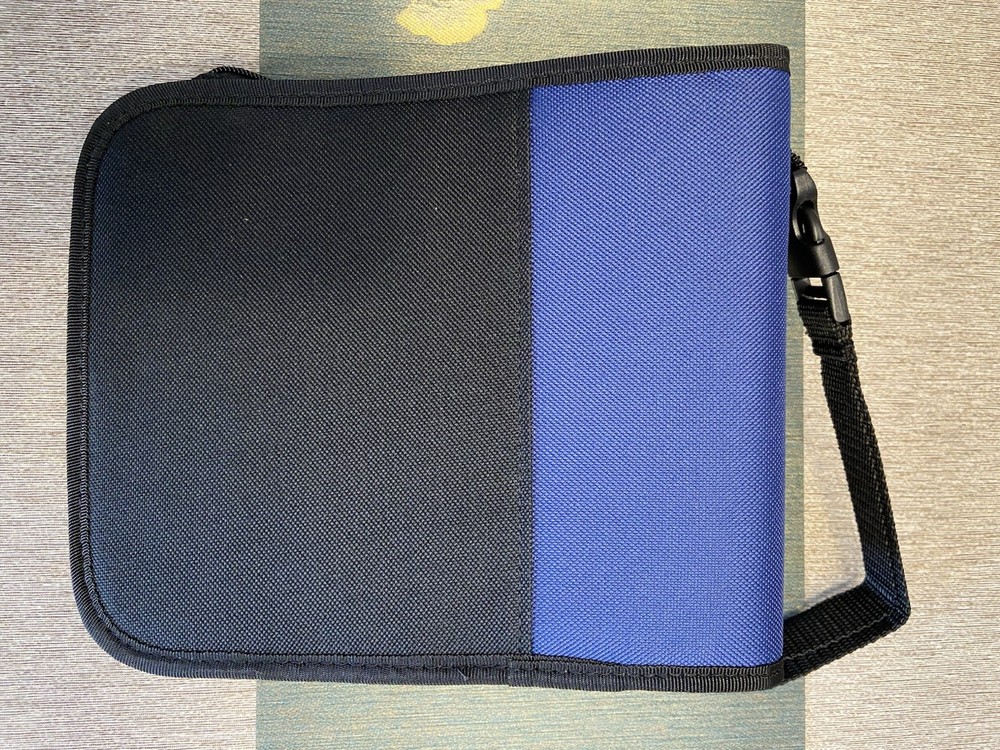 Microsoft MSDN CD DVD Carrying Case Wallet Black Blue Developer Tech Collectible
