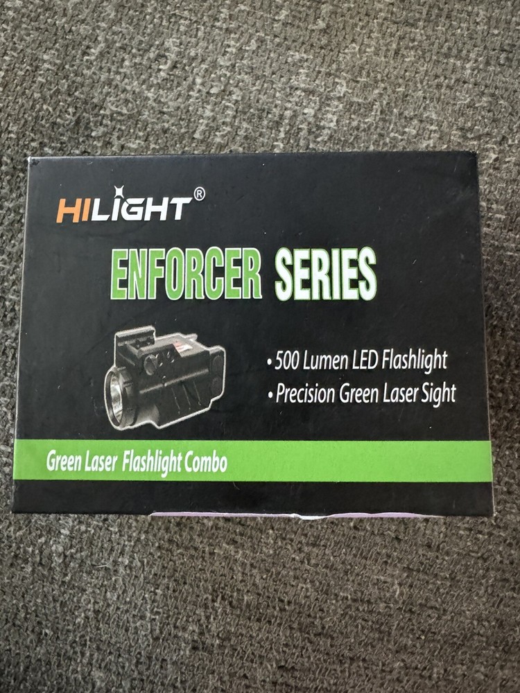 Highlight Enforcer Series Green Laser Flashlight Combo ES10G