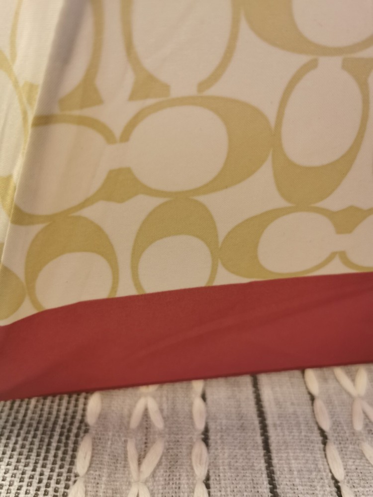 New With Tags Coach Umbrella Ivory Rouge