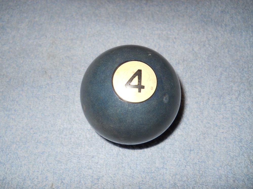 Vintage Clay Billiard Ball - #4