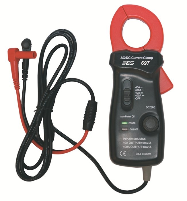 Electronic Specialties ES 697 400A AC/DC Current Clamp Meter Sensor Transducer