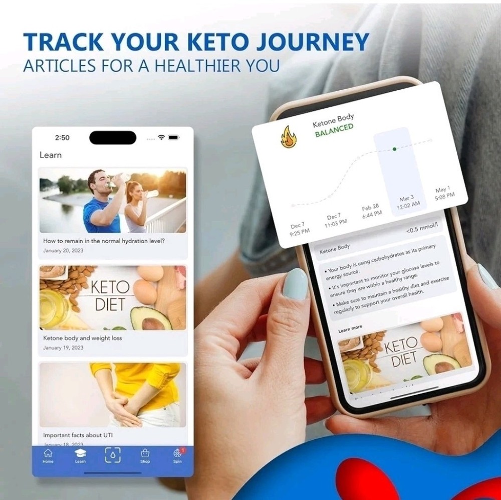 Urinify General Wellness Strips STRENGTH Smartphone Powered 6 Strips