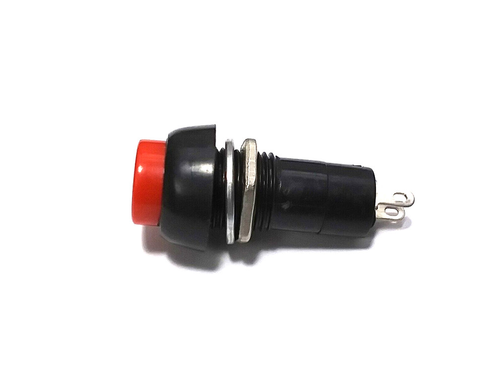Red BBT Marine Grade 12 Volt Momentary On/Off Push Button Switch