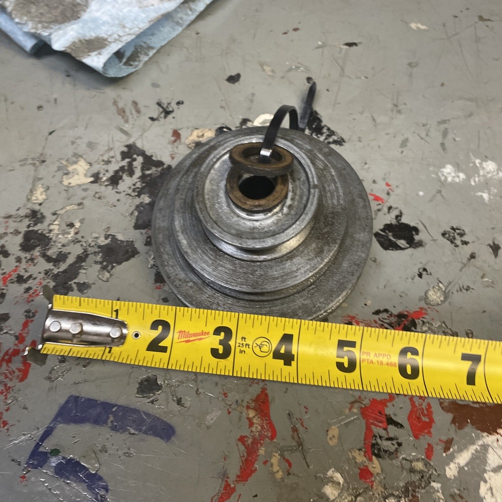 canedy drill press front pulley