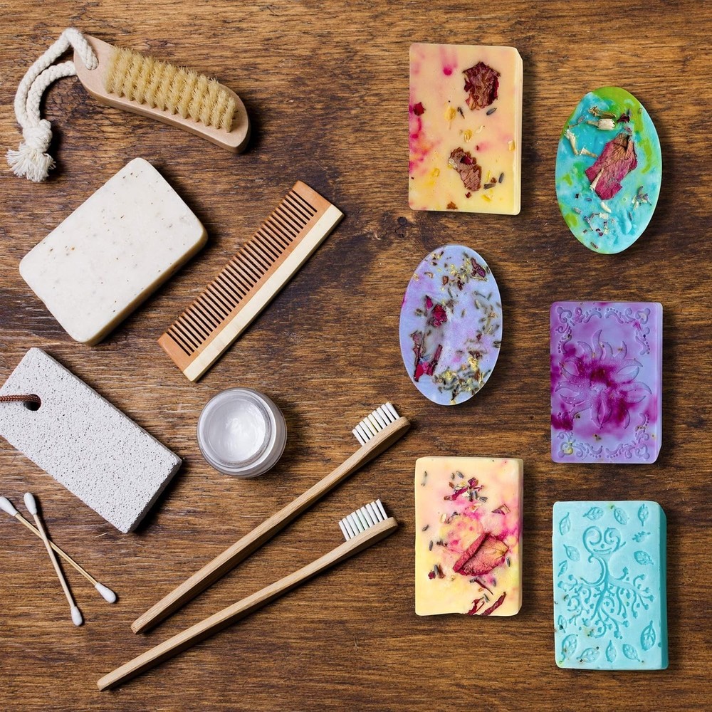 Natural Soap Making Kit with Silicone Mold