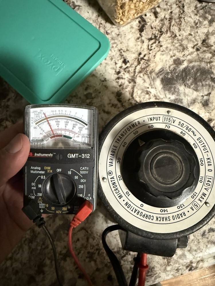 🇺🇸Radio Shack Micronta Variable Transformer 115V 50/60Hz Output 0-140V 5A🇺🇸