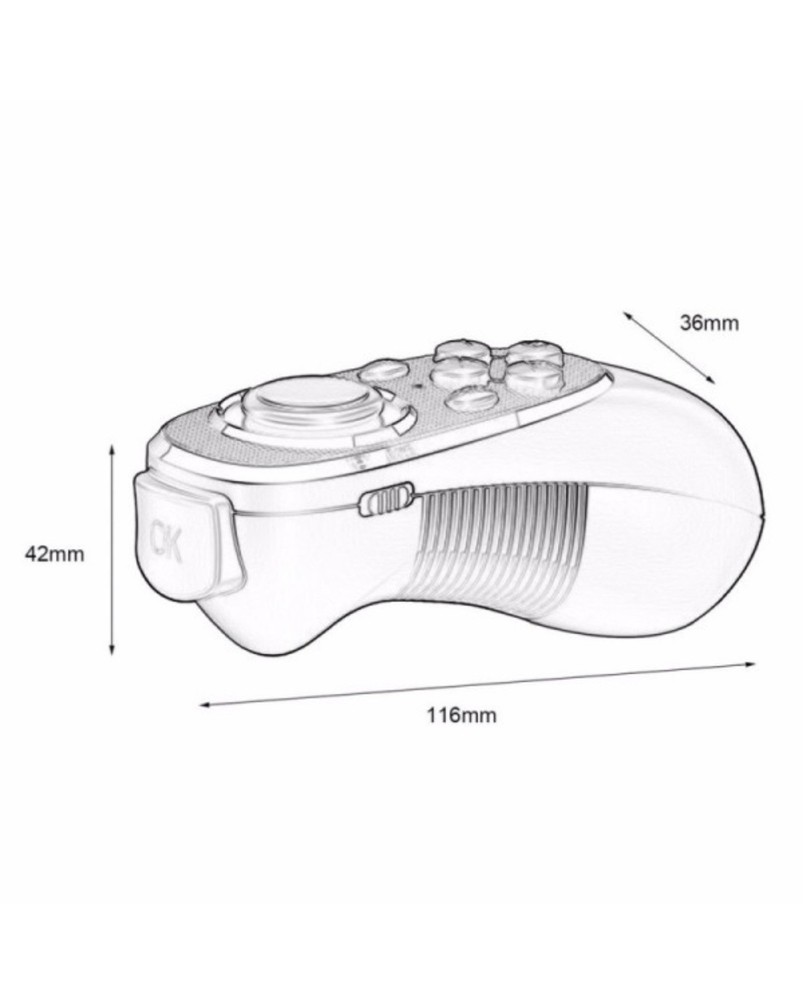 VGR Pro X7 3D Virtual Reality Headset with Bluetooth Controller - A0215