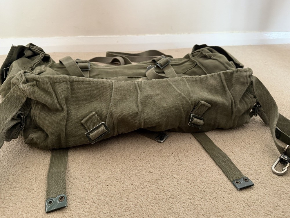 British Military Issue 58 Pattern Green Webbing Large Rucksack Pack