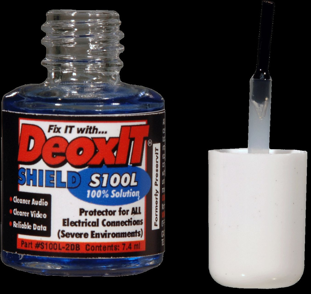 DeoxIT® SHIELD Liquid, brush applicator 100% solution 7.4 mL S100L-2DB