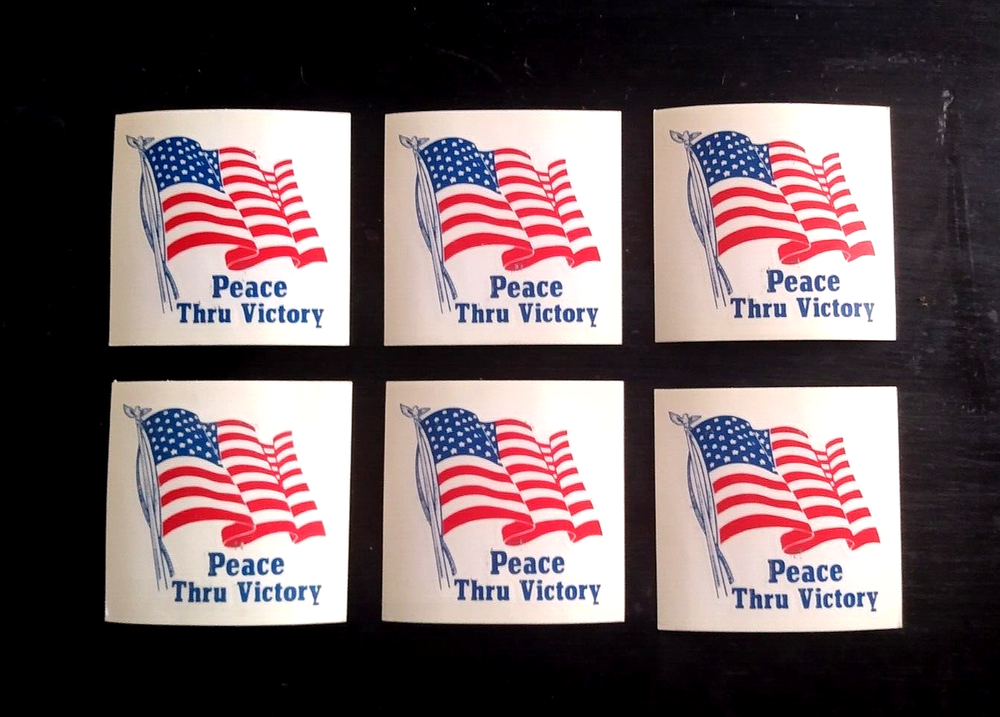 1990-1991 Desert Storm "Peace Thru Victory" Decals