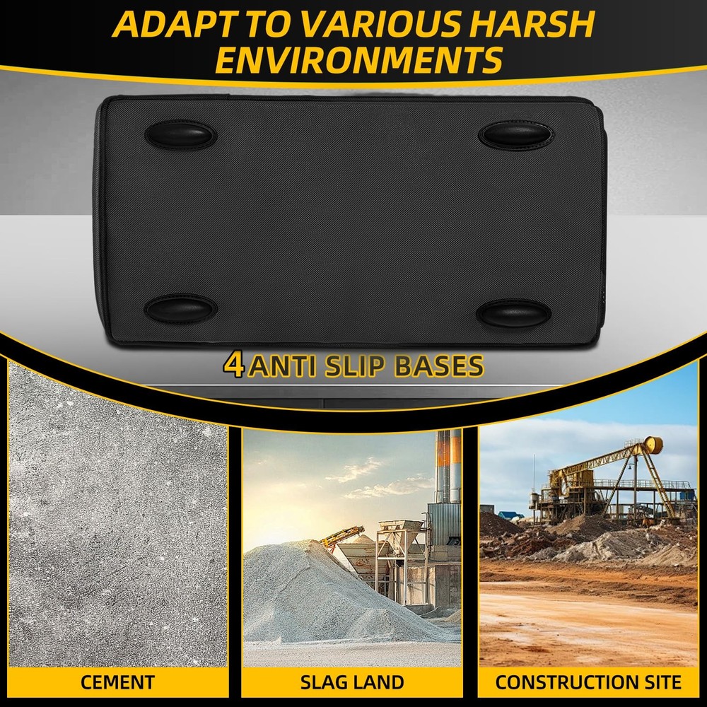 NECKORY Tool Bag, Portable Tool Box Organizer Adjustable Shoulder Strap, Carr...