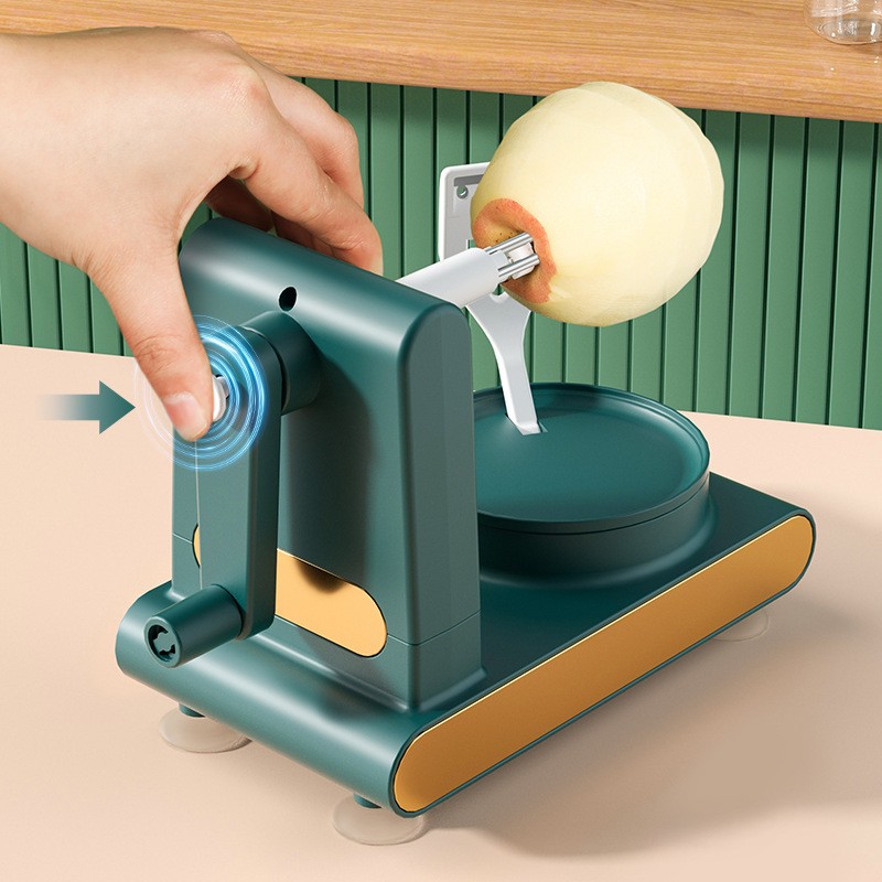 Hand Cranked Apple Potato Peeler Slicer Kit Fruit Cutter Processing Machine Tool