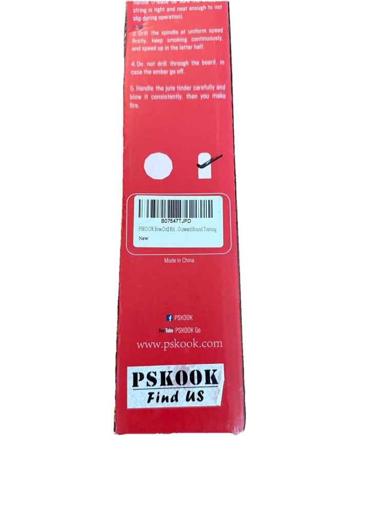 Bow Drill Kit for Fire Starting