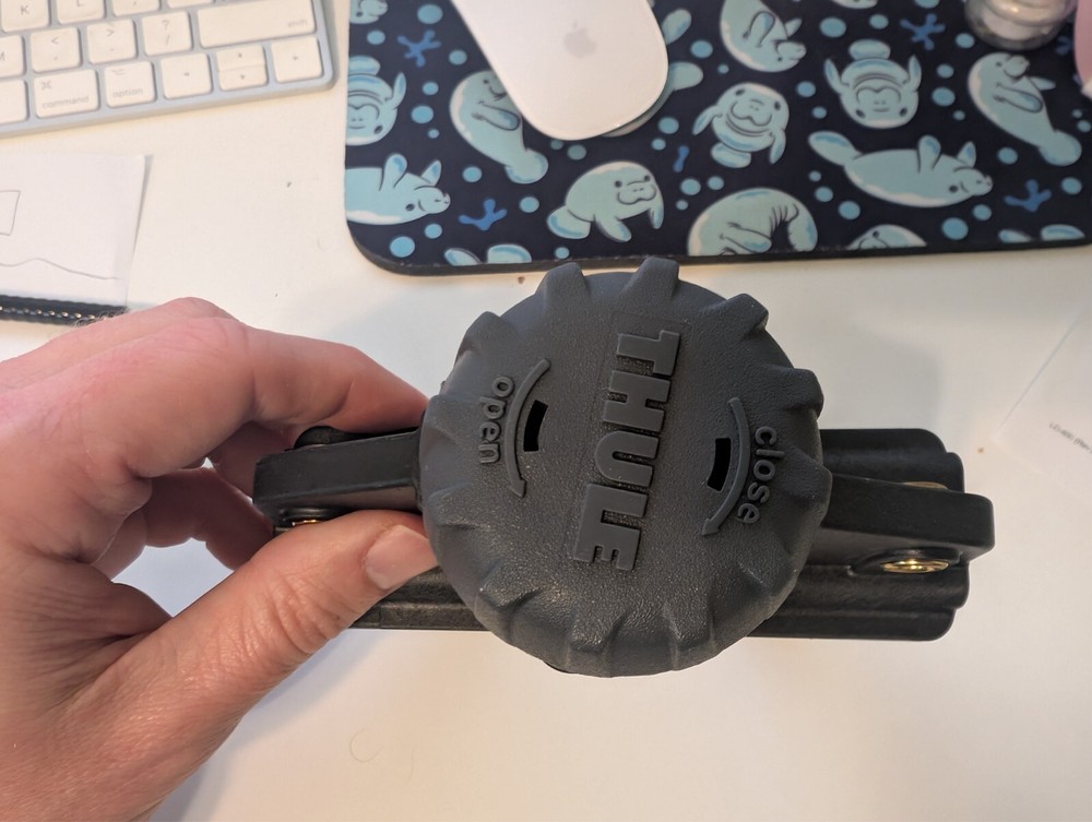 Quantity-Two Thule Roof Box Fast Grip Fastgrip Hardware