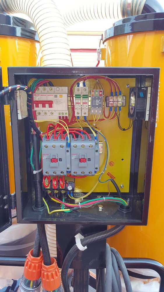 ZFS VZ-7 Double Cyclone  Plus Hepa Dust Extractor With Pre Separator.
