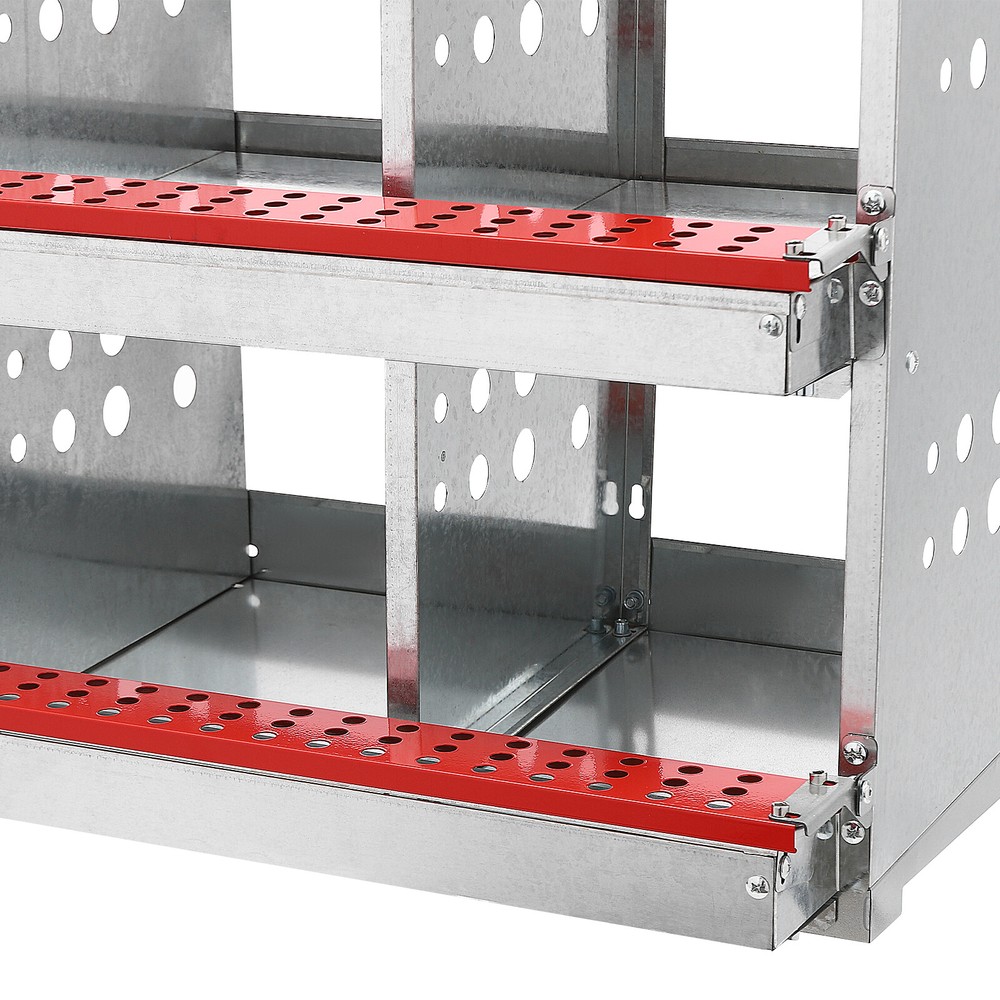 2-layer Egg Box Chicken Coop 6 Compartments Chicken Nesting Box For Poultry