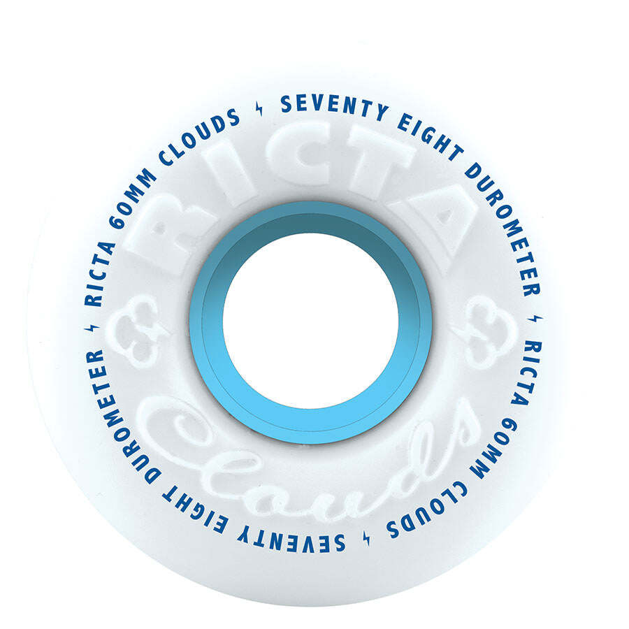 Ricta Clouds Wheels, White/Blue, 56mm/78a