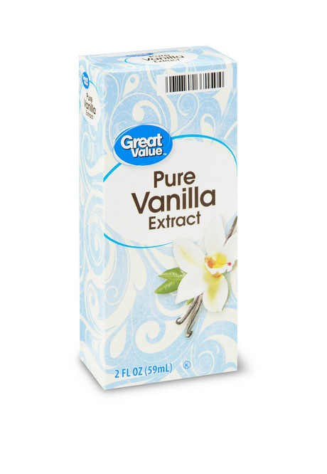 Great Value Pure Vanilla Extract, 2 fl oz (Food Form: Liquid, Plastic Container)