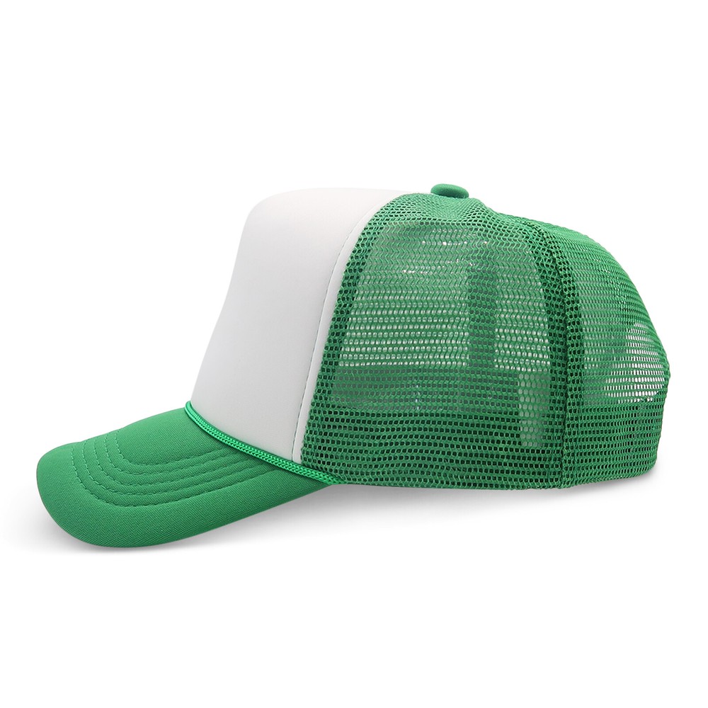 Trucker Hat Foam Mesh Baseball Cap Snapback Adjustable Plain Solid Men Hats Caps