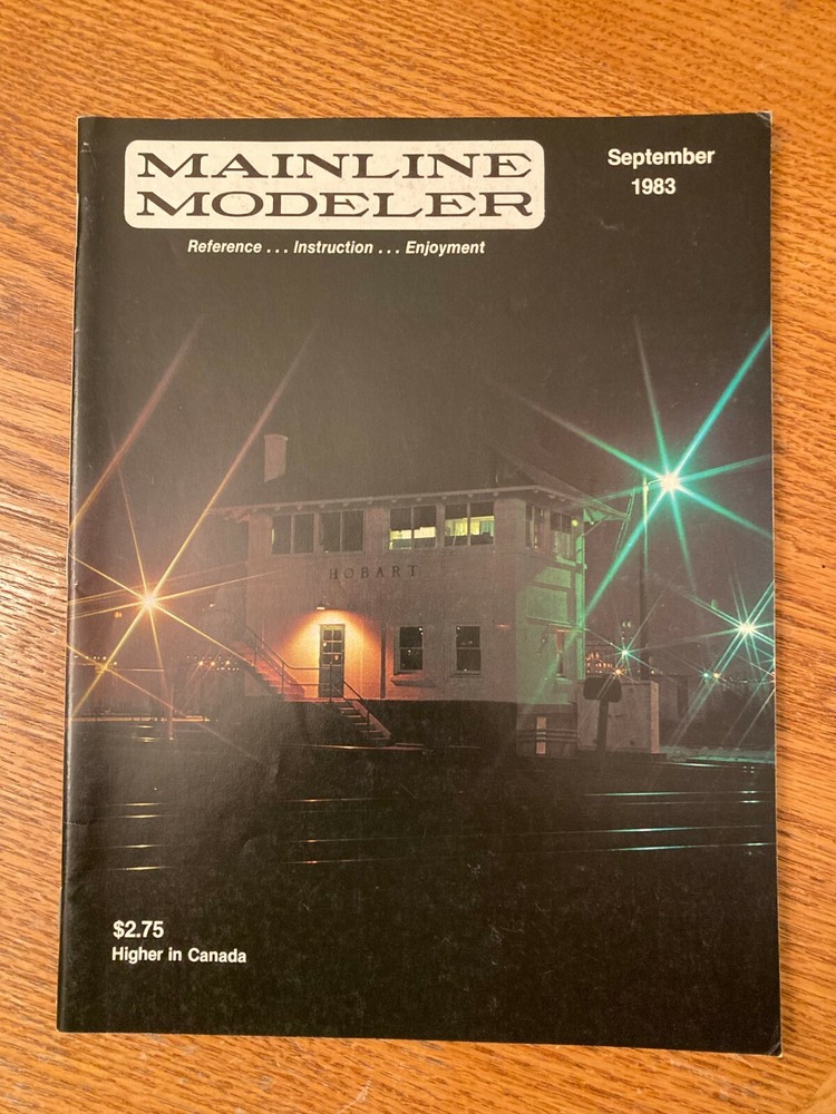 September 1983 Mainline Modeler Magazine