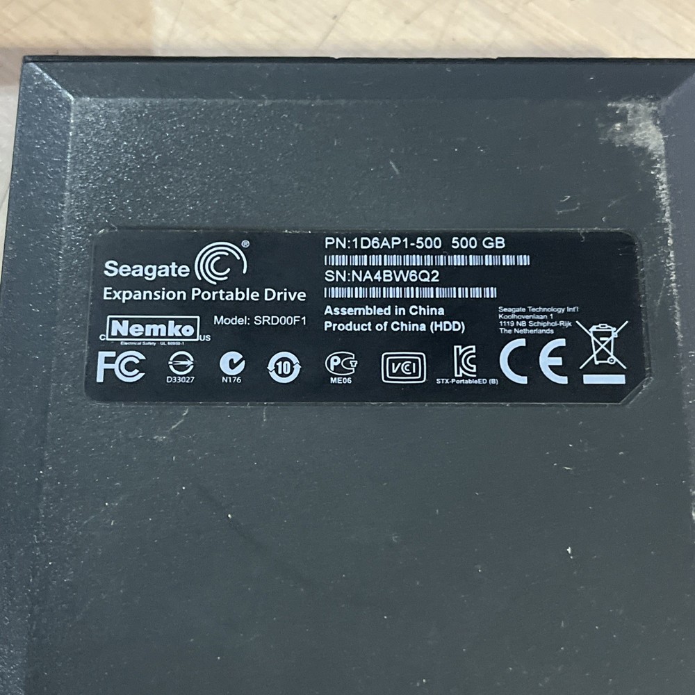 x5 SEAGATE SRD00F1 500GB
