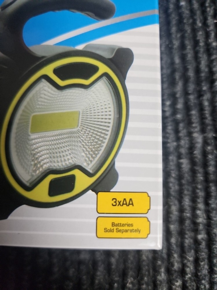 Portable Work Light, 2 Light Sources NIB