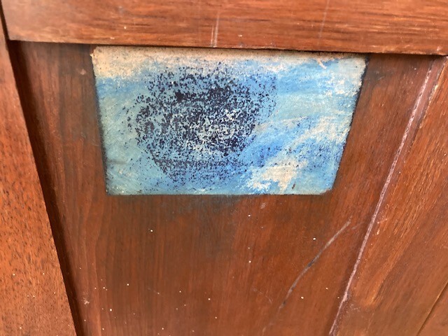 Antique 5 drawer spool cabinet