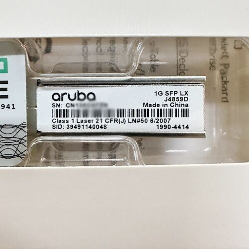 HP Aruba J4859D 1000BASE-LX SFP 1PCS Transceiver Module US