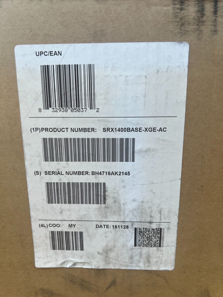 Juniper Networks SRX1400 Services Gateway - security appliance