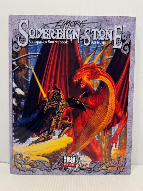 Sovereign Stone Campaign Sourcebook 3.5 Edition D20 System White Silver
