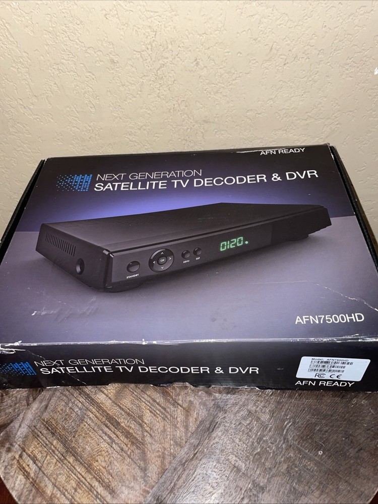 Next Generation AFN DVR Satellite TV Decoder & DVR AFN7500HD