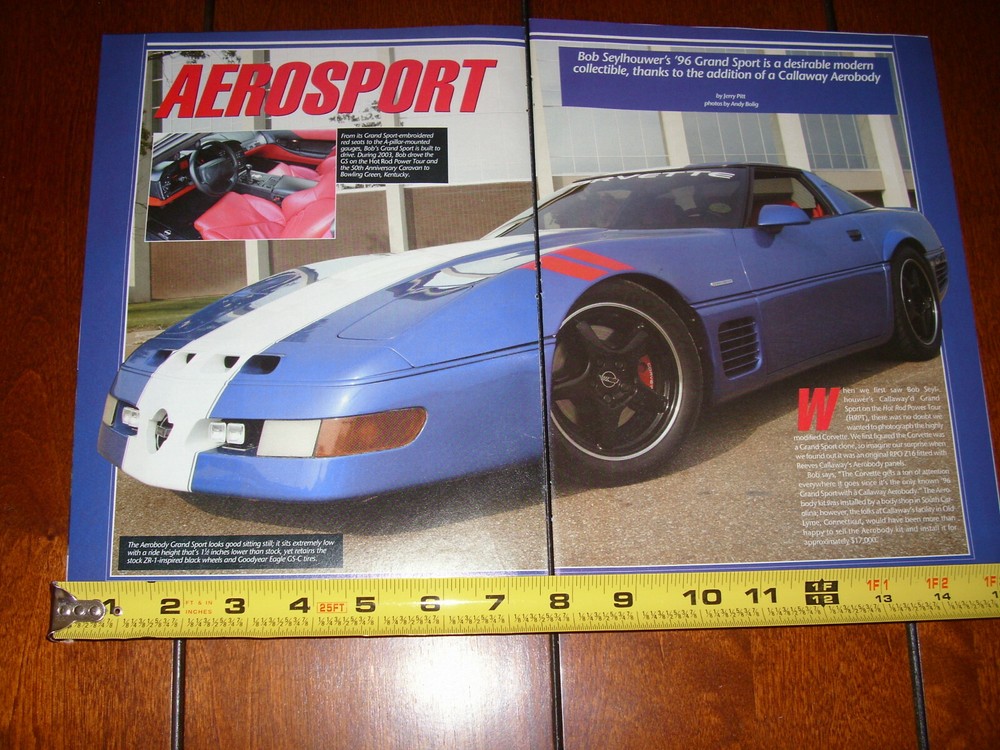 1996 CORVETTE GRAND SPORT ORIGINAL 2003 ARTICLE