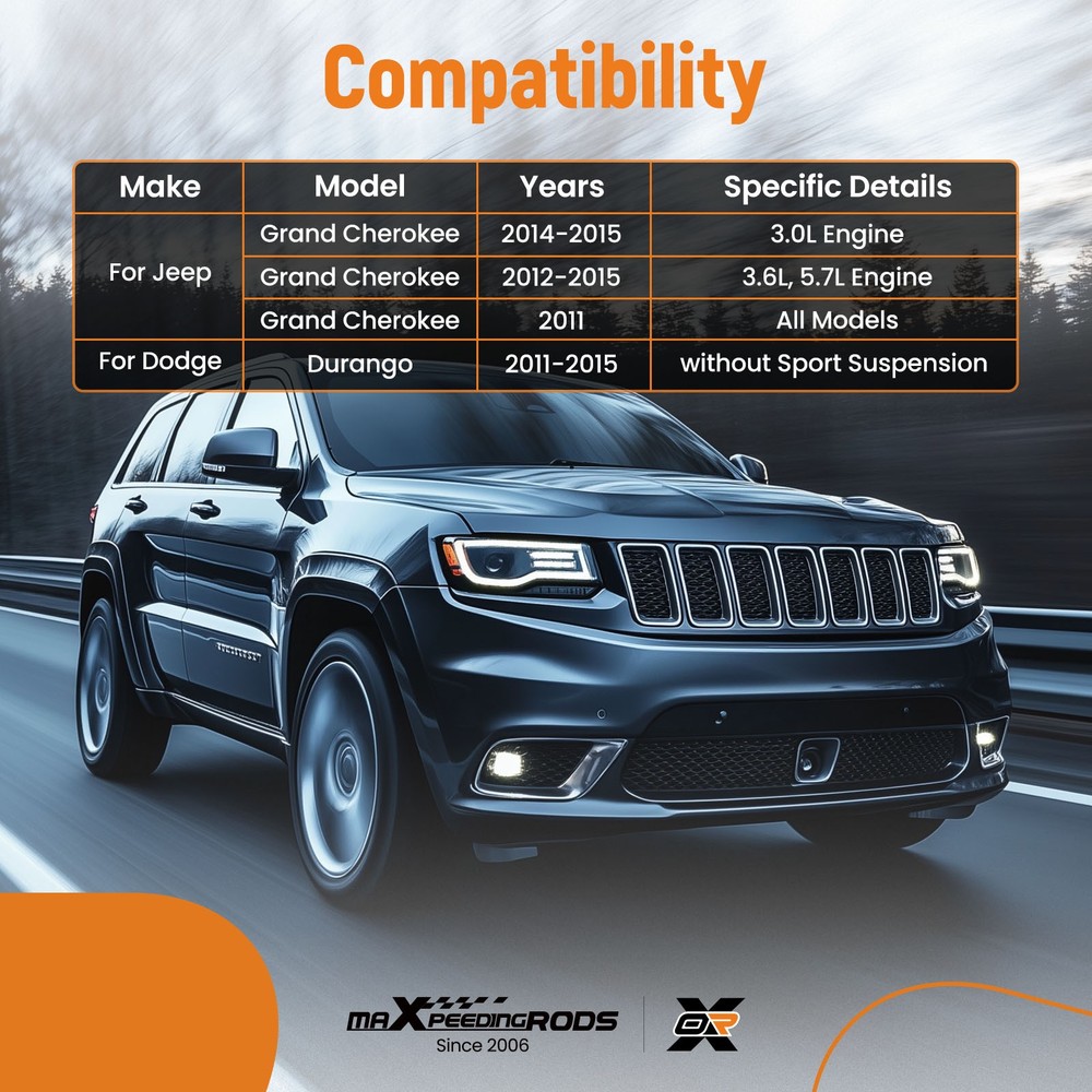 16x Front Lower Control Arm Kit for 2011 2012 - 2015 Jeep Grand Cherokee Durango