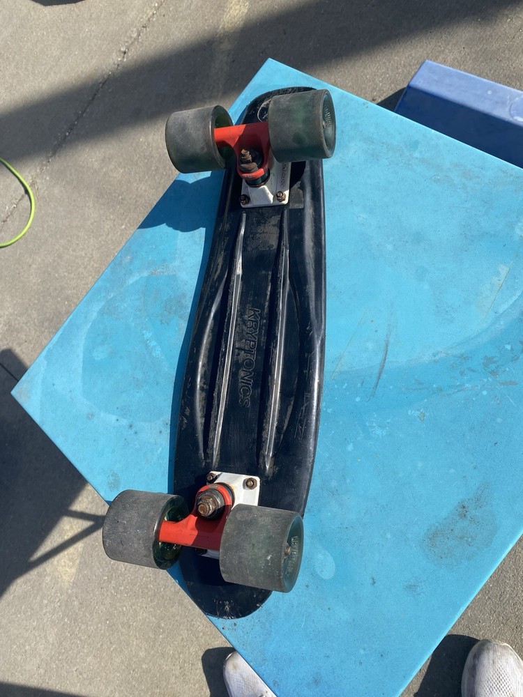 Kryptonics Torpedo Complete Skateboard Black Plastic Deck