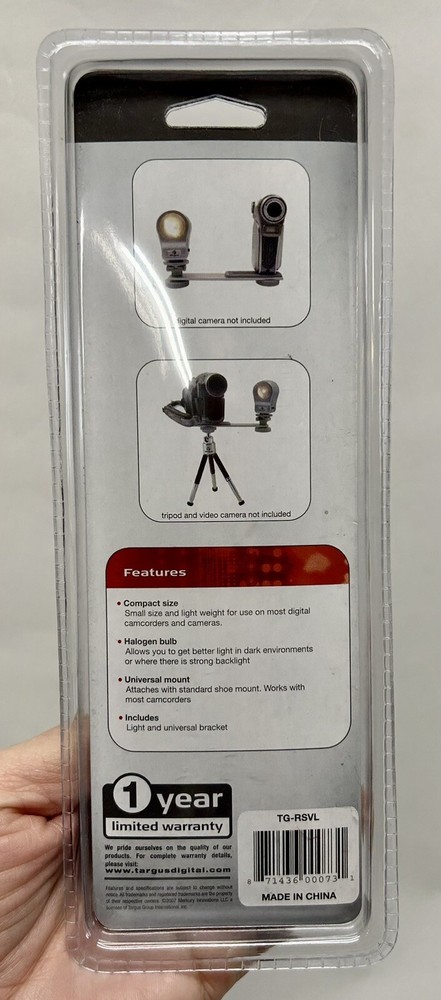 Targus Universal Camcorder Video Light New (SH)