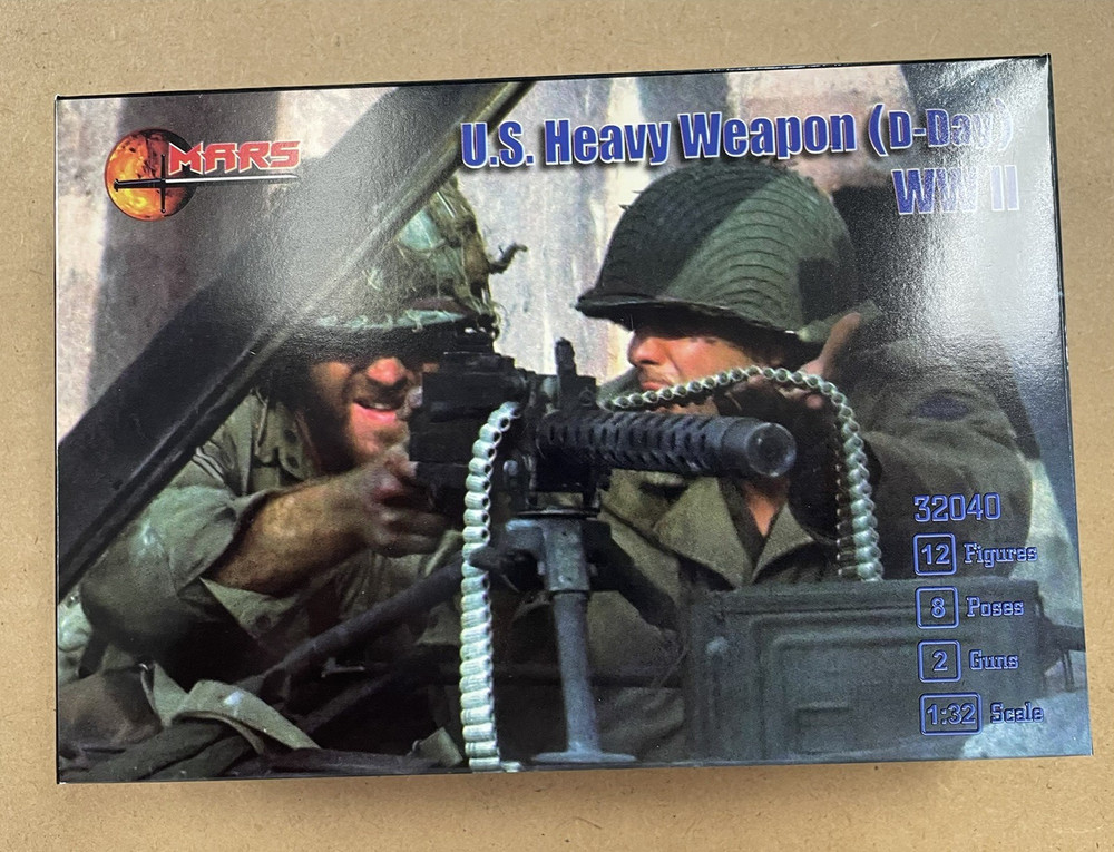 Mars MAF32040 " WWll U.S heavy weapons (D-Day)" figure Set