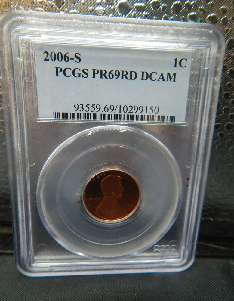 2006-S PCGS PR69RD DCAM 1C PENNY GRADED COIN NICE