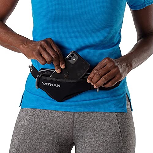 Mirage Compact Running Belt Pack. Reflective, Adjustable, Bounce-Free. Black