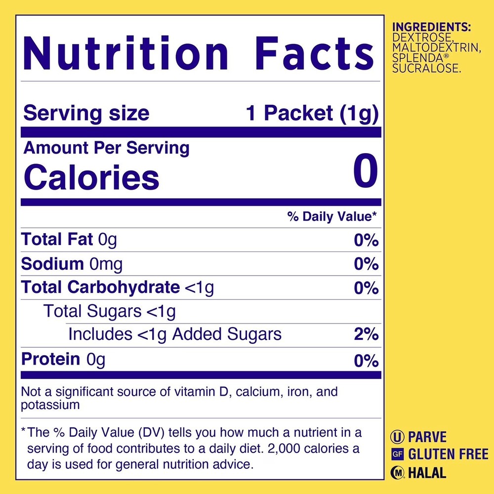SPLENDA Zero Calorie Sweetener Packets (1,000 ct.)