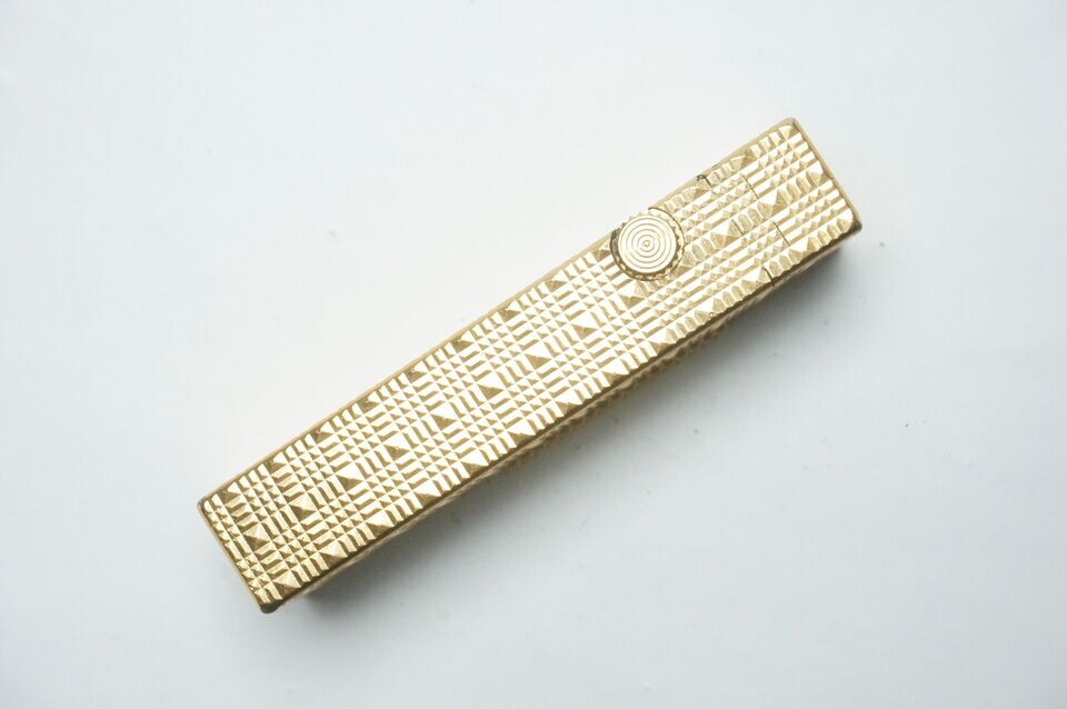 Dunhill Lighter Rollagas Gold Vintage Mint Condition Working