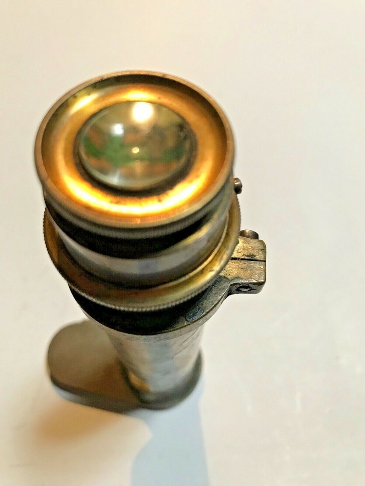 Vintage Brass Field Microscope