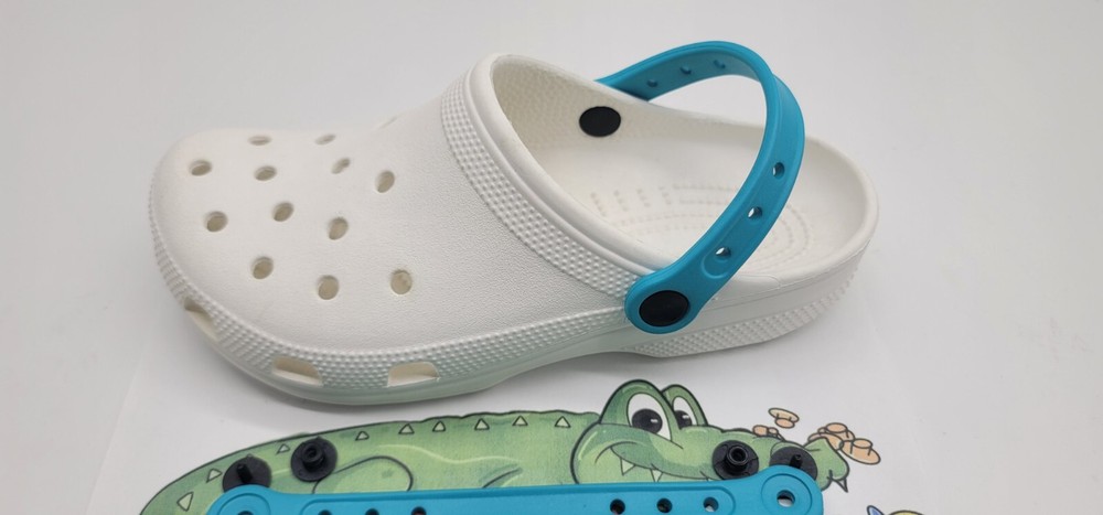 Kid Size replacement straps for croc With charm holder