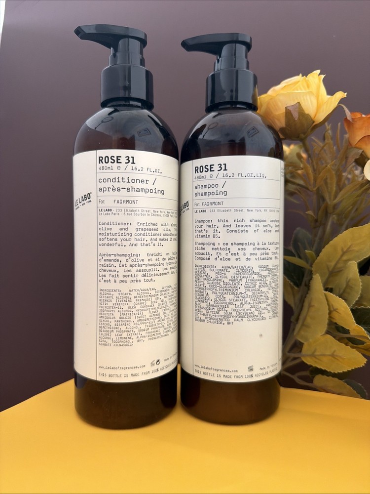 Le Labo ROSE 31 Set – Shampoo and Conditioner–480ML Each