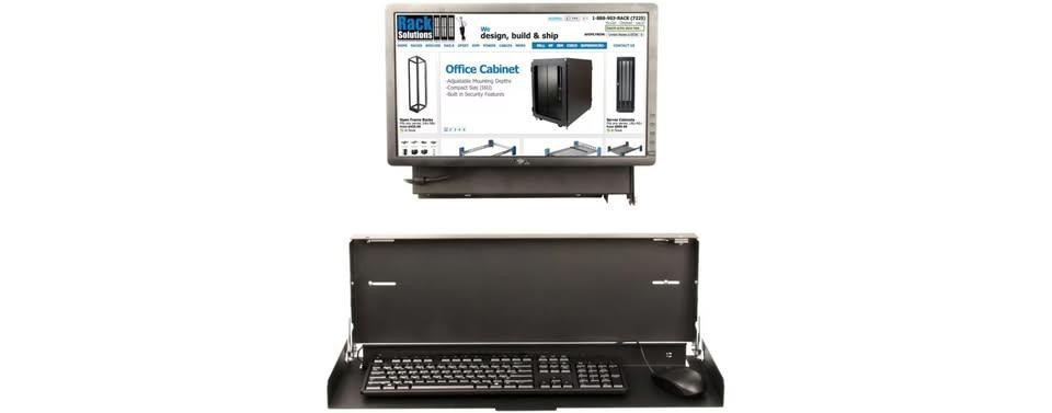 NEW Rack Solutions Full Keyboard Wall Mount