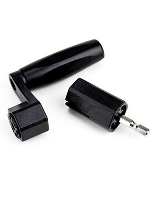 Multifunction Guitar String Winder Bridge Pin Remover Speed Peg Puller Black-1
